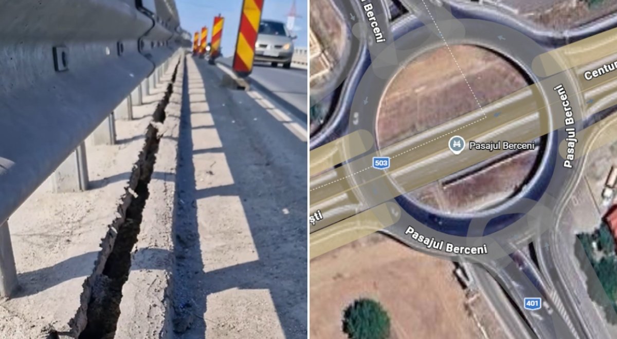 Pasajul peste autostrada A0, care leagă comuna Berceni de Capitală, se află sub lupa autorităților după ce fisurile apărute la rampelor de acces au ridicat semne de întrebare privind siguranța utilizatorilor