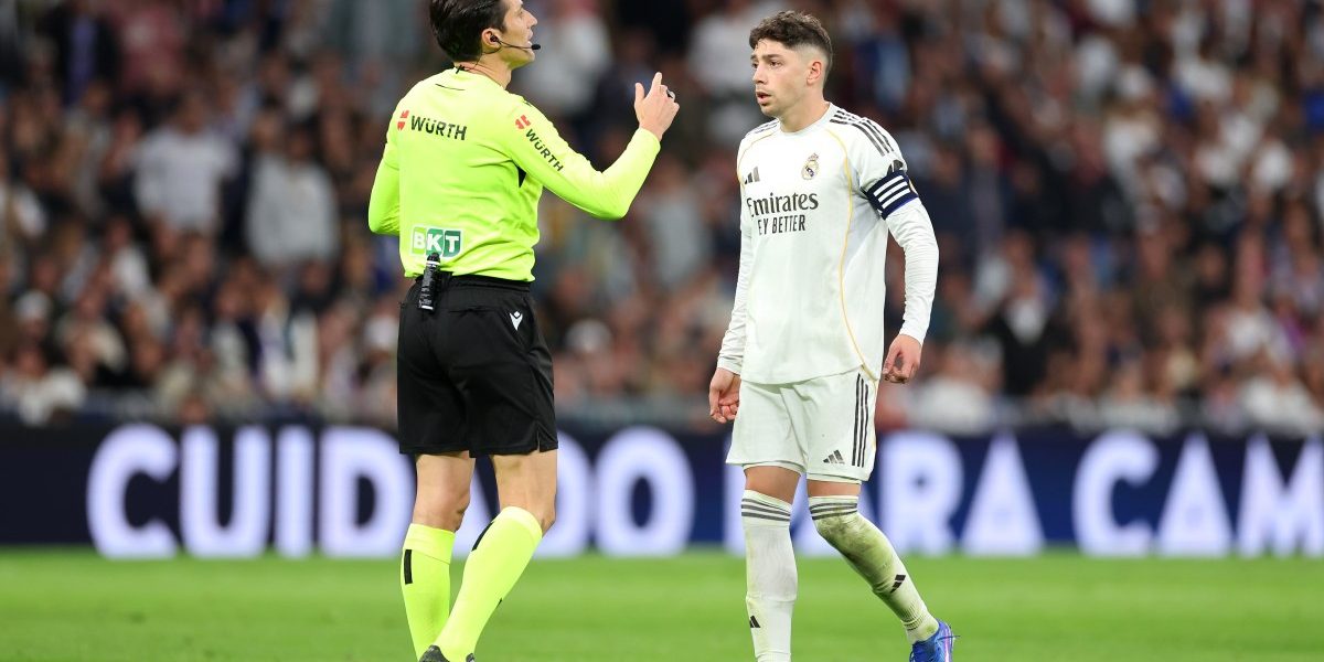 Real Madrid TV in fresh referee blast after Fede Valverde red card