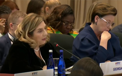 Tamar Bagrationi addresses Washington summit hosted by Melania Trump