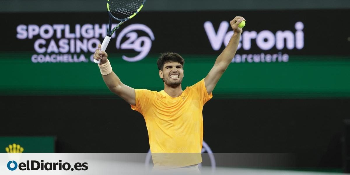 Tenis: Alcaraz - Medvédev: horario y dónde ver el partido de semifinales de Indian Wells 2026 por TV