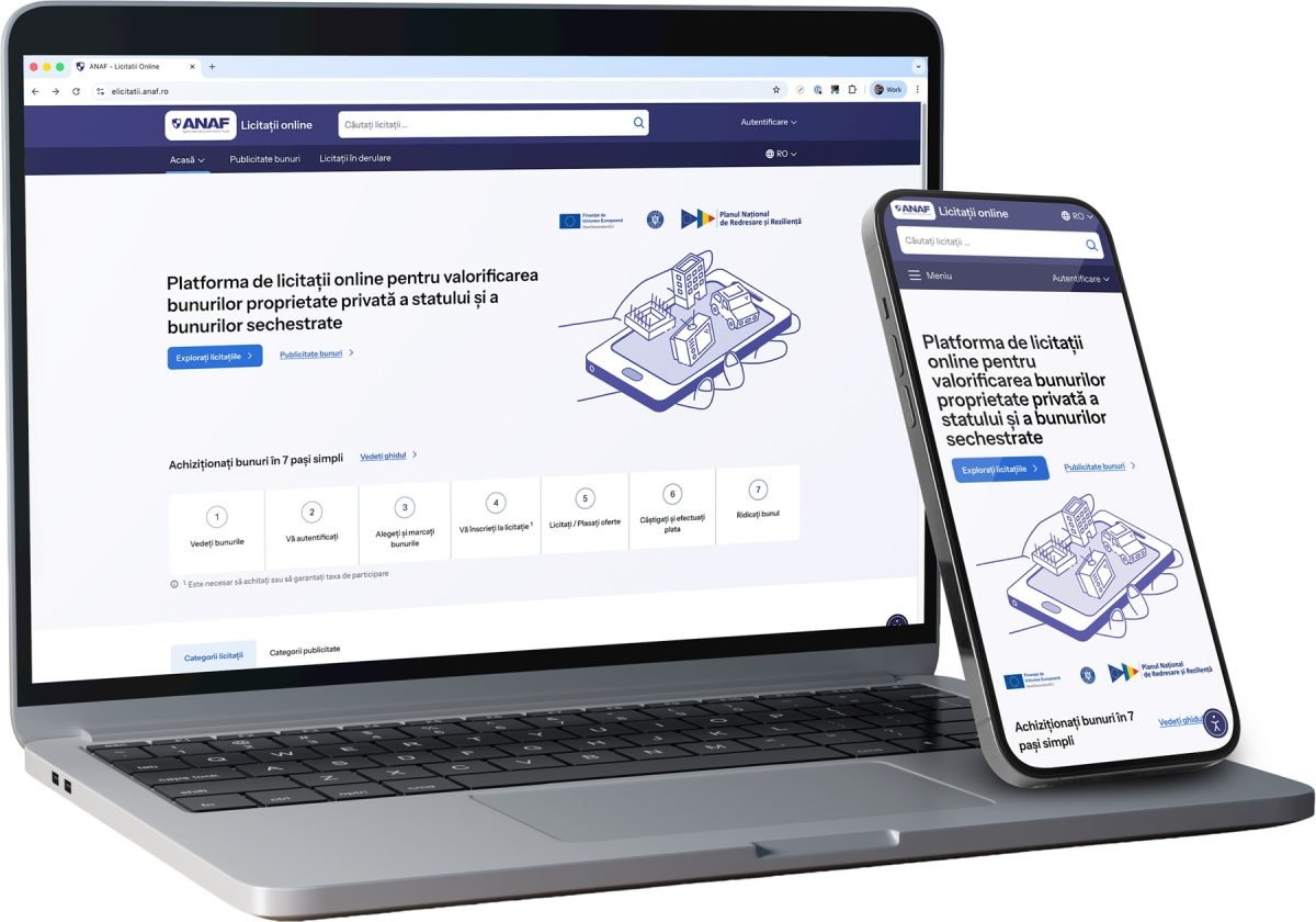 Zitec lansează platforma eLicitațiiANAF pentru vânzarea online a bunurilor confiscate Compania Zitec a anunțat lansarea oficială a platformei digitale eLicitațiiANAF, un sistem inovator care facilitează vânzarea bunurilor confiscate sau rezultate din executări silite de către statul român