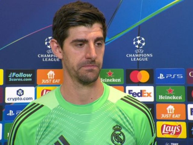 Courtois, reacție după înlocuirea lui Kinsky în minutul 17, la debutul în UCL