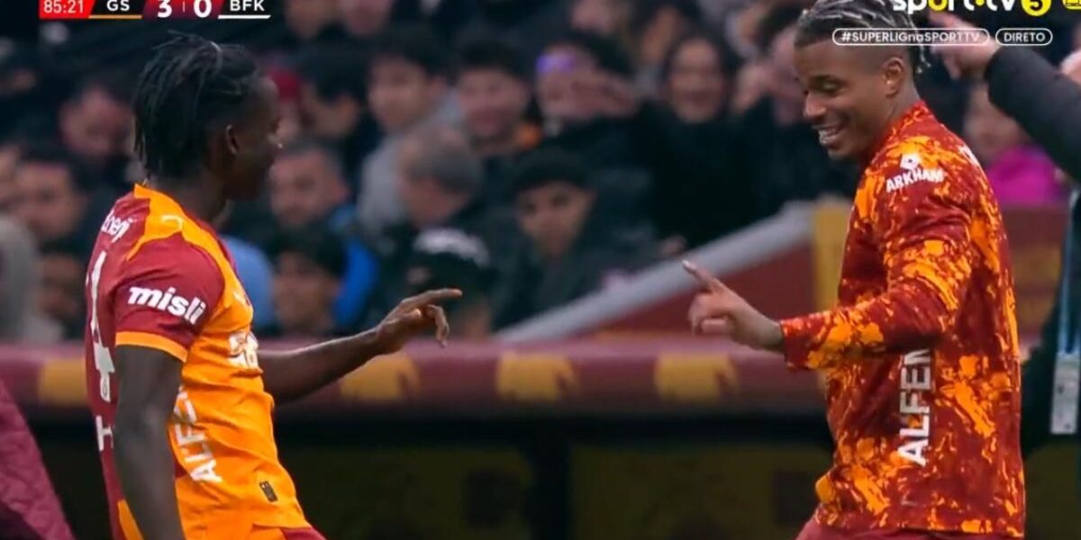Renato Nhaga marchează pentru Galatasaray și uimește prin dans