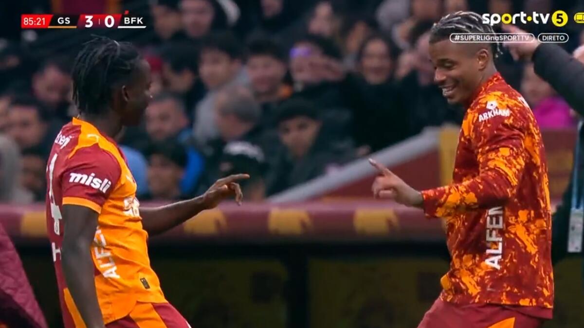 Renato Nhaga, noua revelație în tricoul lui Galatasaray, a reușit să înscrie primul său gol pentru clubul turc, într-un meci extrem de important pentru formație