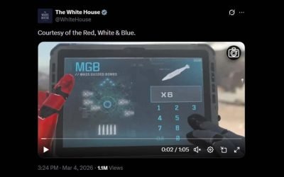 Casa Albă, acuzată pentru videoclipul cu imagini din bombardamentele din Iran, stil Call of Duty