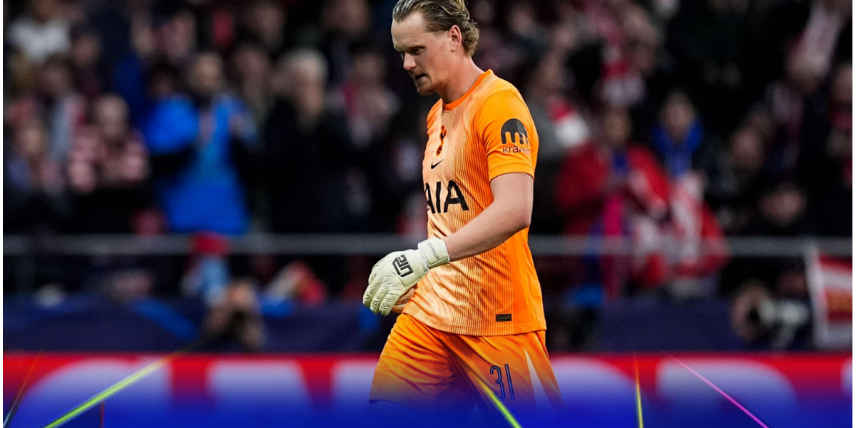 Antonín Kinský, record nefavorabil în Liga Campionilor după coșmarul de la Tottenham