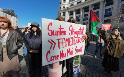 Proteste de 8 Martie în centrul Capitalei: „Nu vrem austeritate!”