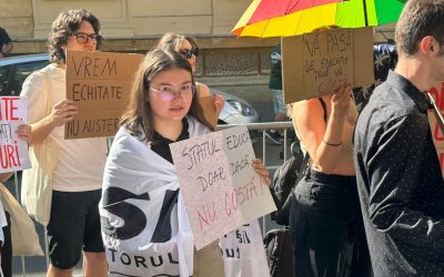 Studenții protestează sâmbătă în Piața Victoriei față de tăierile bugetului Educației