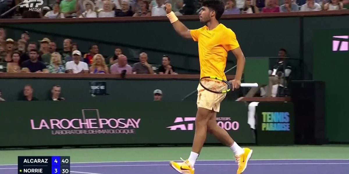 Alcaraz, în semifinale la Indian Wells după ce-l elimină pe Norrie