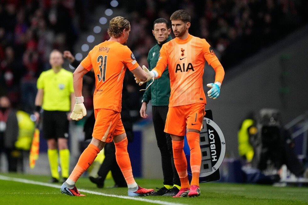 Tottenham a trecut prin cea mai umilitoare experiență în istoria recentă a clubului, după ce Antonin Kinsky a suferit un debut de coșmar în returul optimilor de finală ale Ligii Campionilor, la Atletico Madrid