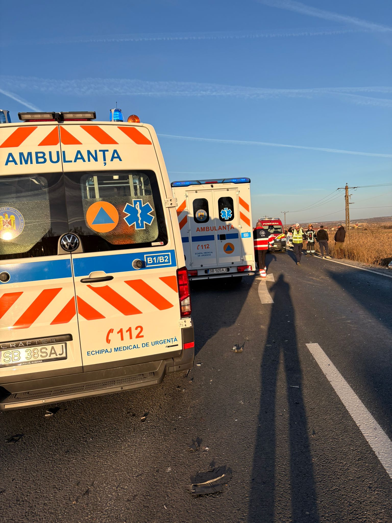 Doi pasageri, femei, au căzut din autobuz în Sibiu
