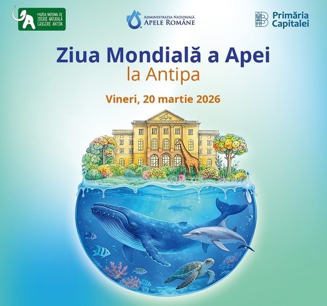 Ateliere speciale pentru Ziua Mondială a Apei la Muzeul “Antipa”