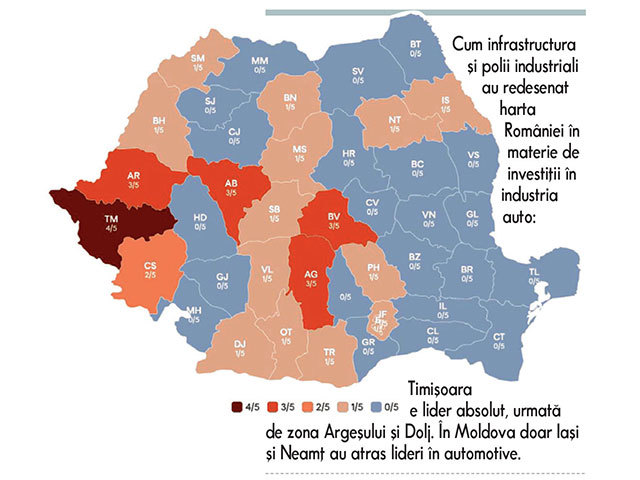 Harta exporturilor: Cine sunt „regii” județelor și cum schimbă autostrăzile România