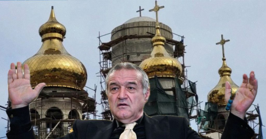 Becali, buncăr antiatomic sub biserica din Pipera: Patronul FCSB, șef de șantier în Postul Paștelui
