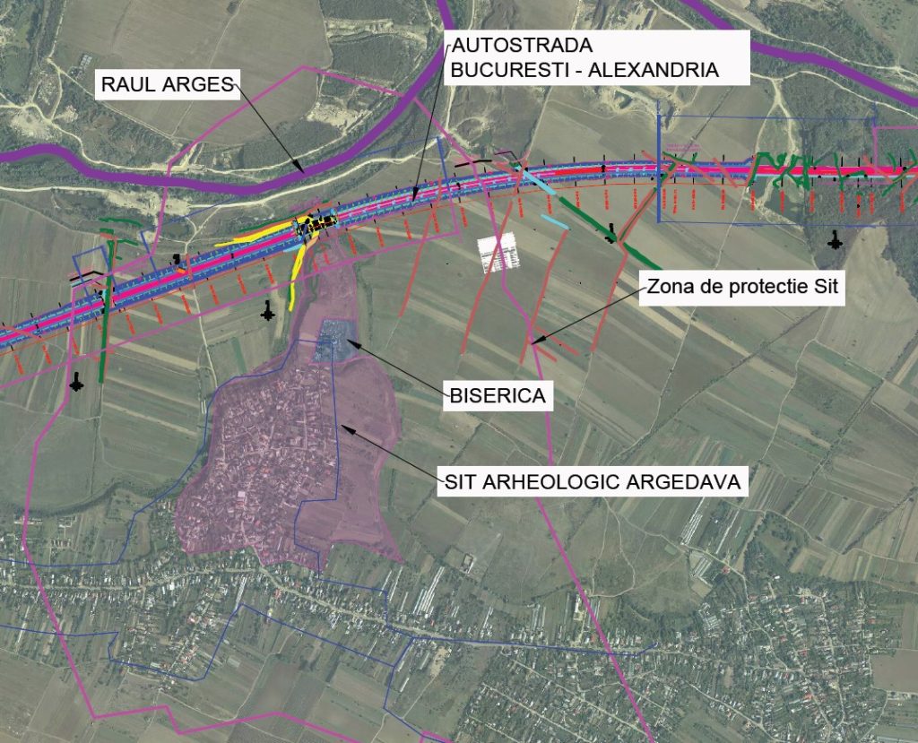 Autostrada București-Alexandria: CNAIR ignoră cetatea lui Burebista