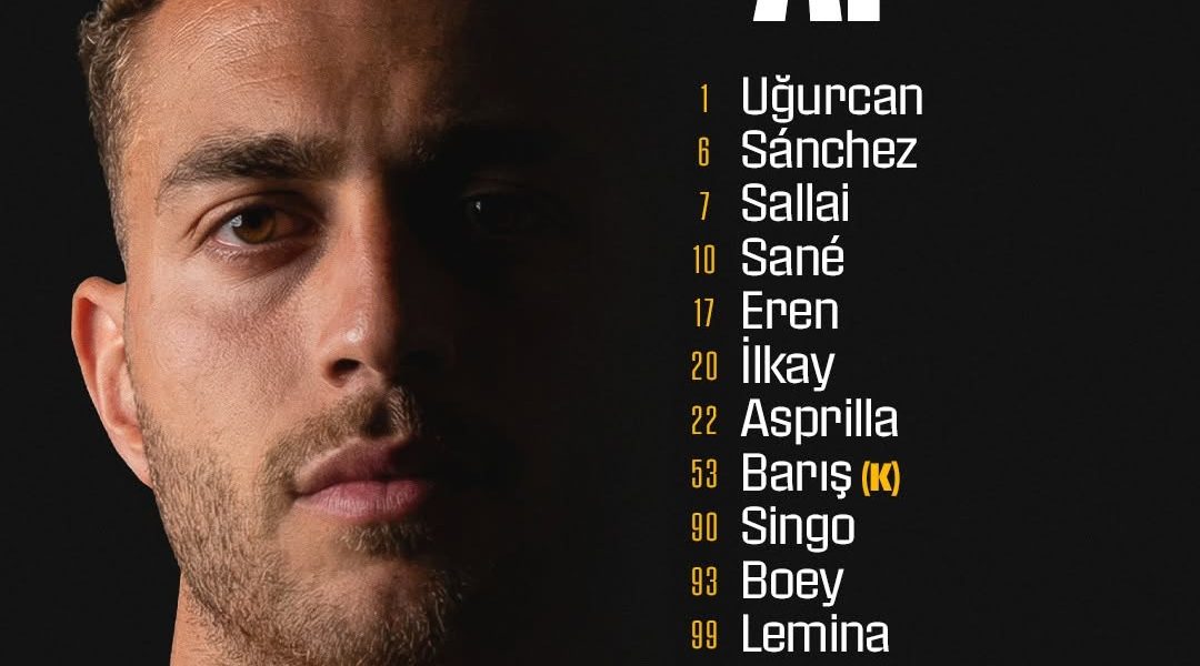 Primul „11” al lui Galatasaray pentru meciul cu Göztepe, anunțat