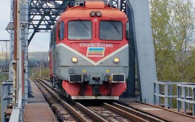 Primul tren românesc pe ecartament european, peste Prut, în Moldova