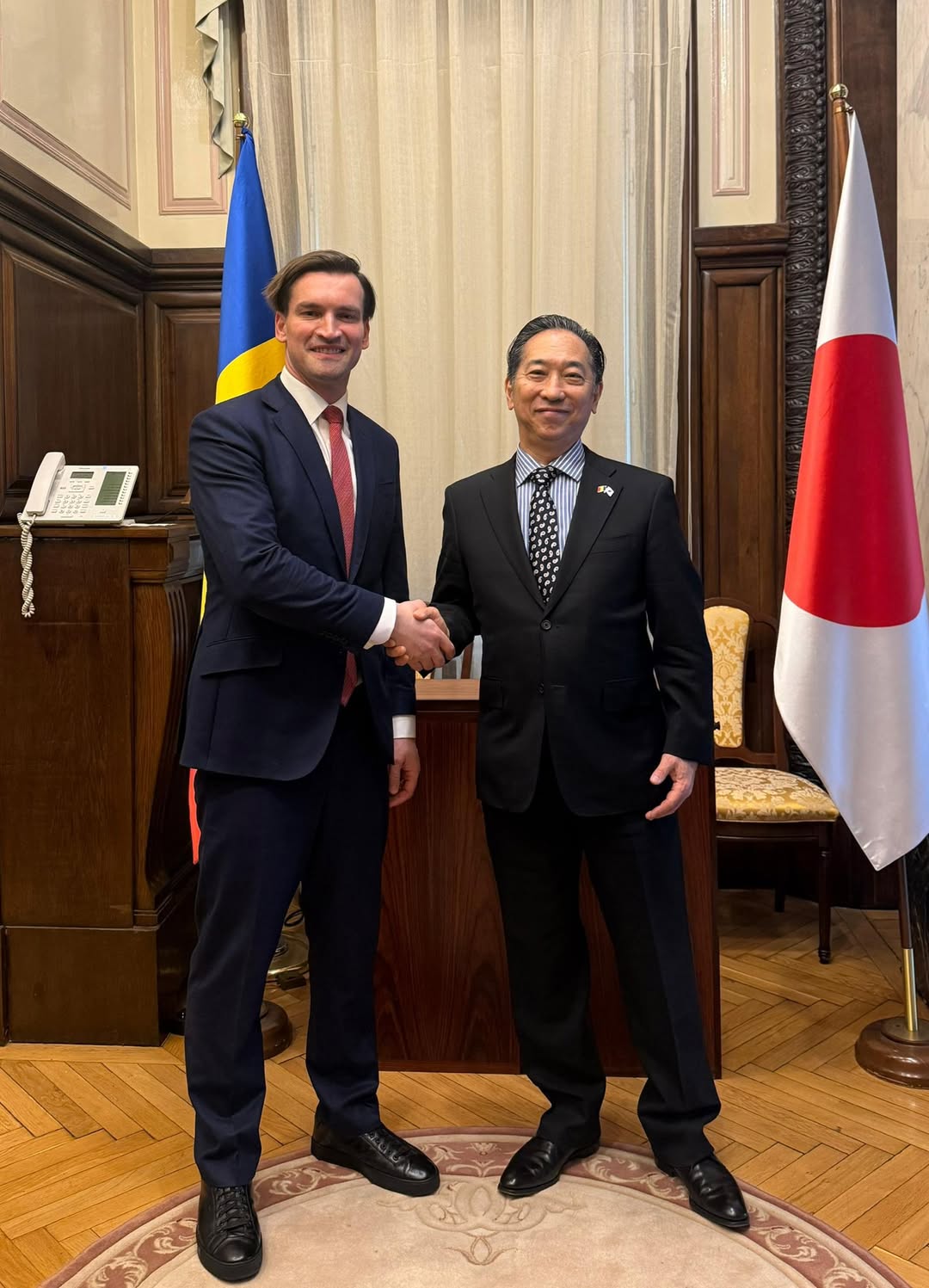 Deputatul PNL Andrei Baciu a avut recent o discuție cu Excelența Sa, Katae Takashi, Ambasadorul Japoniei la București, abordând temele legate de evoluția tehnologică și impactul inteligenței artificiale asupra societății