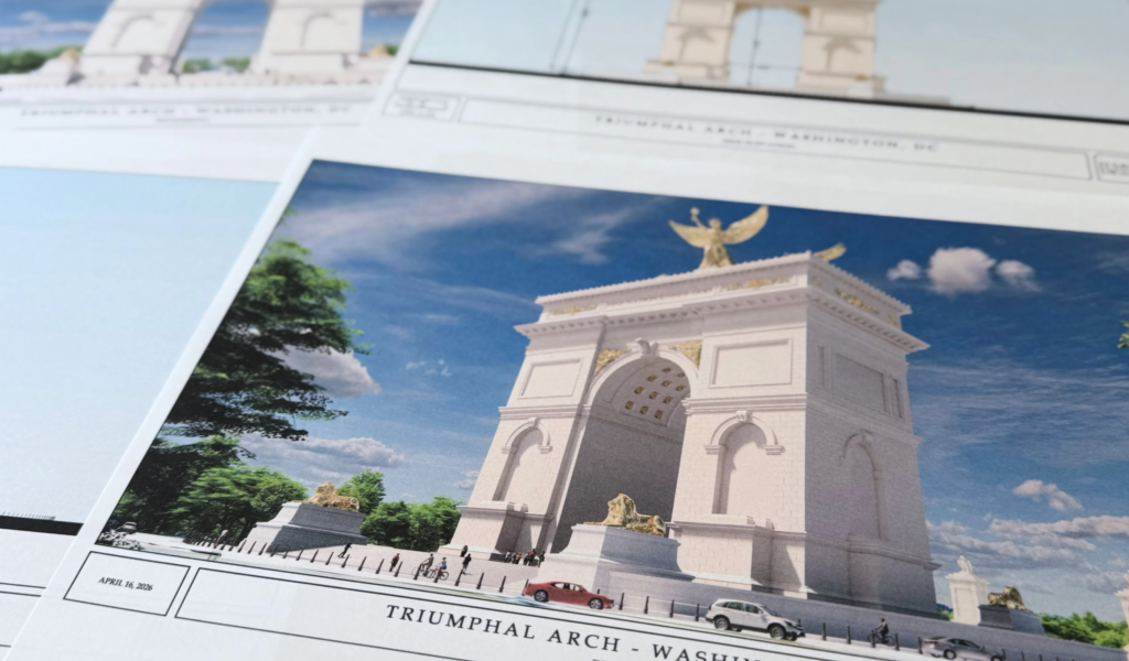 Trump vrea un arc de triumf la Washington: Colosul e de 3 ori mai înalt decât cel din București