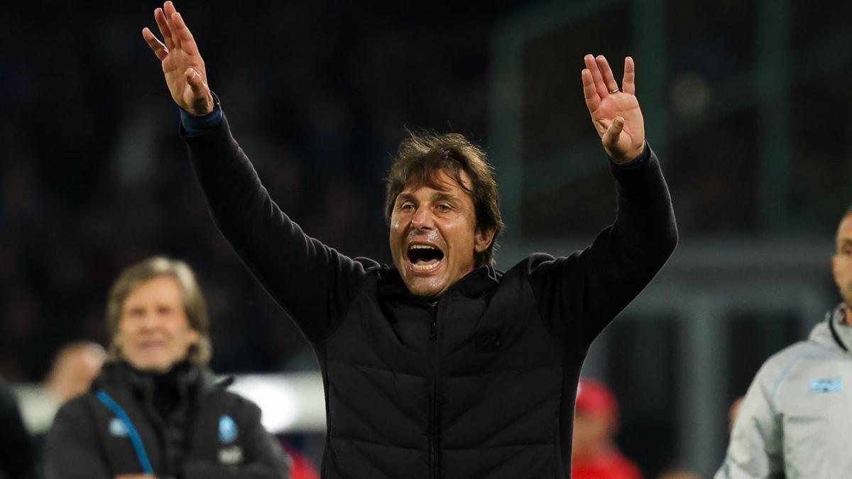Antonio Conte parla dopo Napoli-Milan