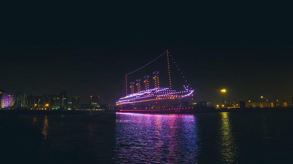 BBC’s Made Of Here campaign docks in Northern Ireland with a Titanic-sized drone display