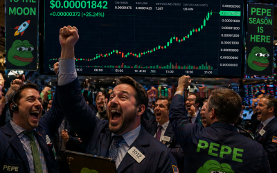 PEPE crește spectaculos, plus 4%. Atacă nivelul de rezistență cheie