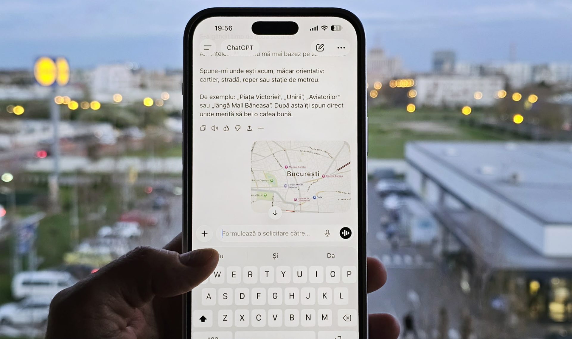 Accesul la locație în ChatGPT poate fi activat de utilizatori pentru a obține răspunsuri mai precise legate de adrese, locații sau condiții meteo din apropiere