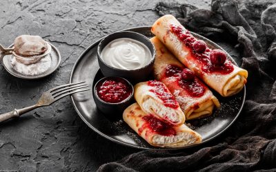 Clătite pufoase la cuptor: Rețetă rapidă cu brânză de vaci pentru pofticioși