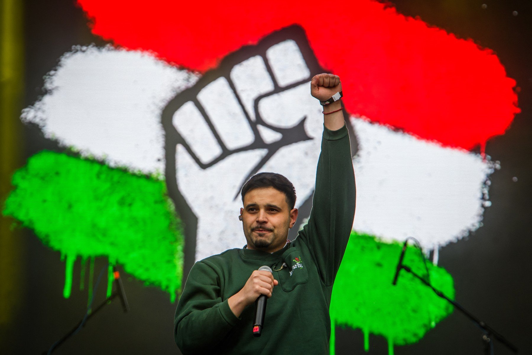 Fotogalerie: Miting anti-Orban, cu mii de oameni, la Budapesta