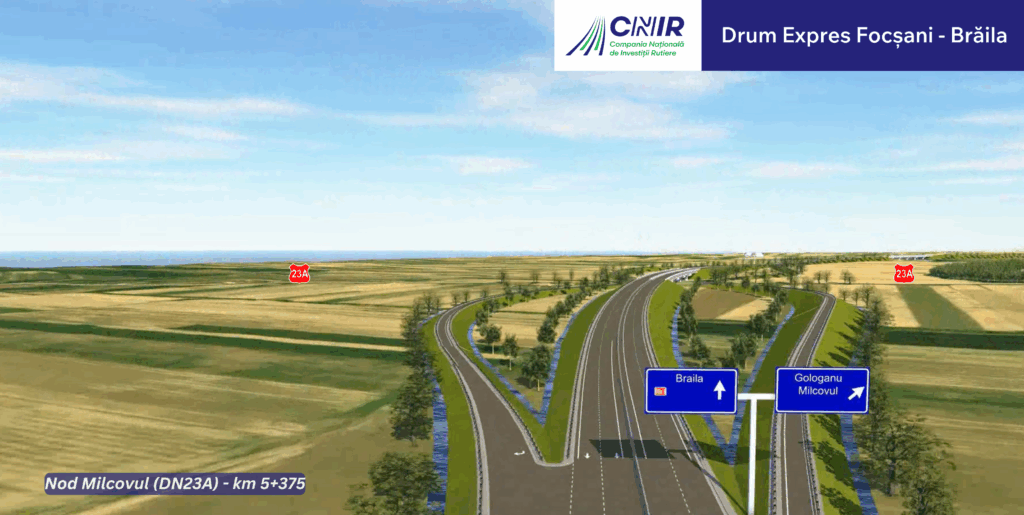 Profilul Drumului Expres Focșani-Brăila, schimbat: Se evită accidentele