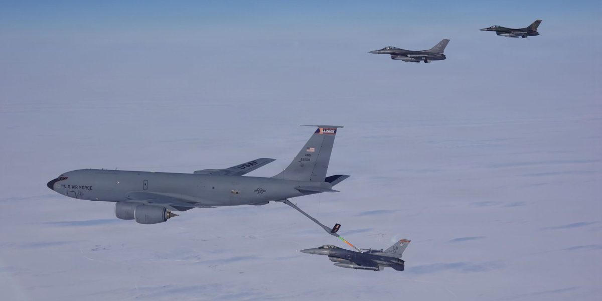 NORAD’s F-16s Practice Air Defense Operations from Remote Alaskan Airfield