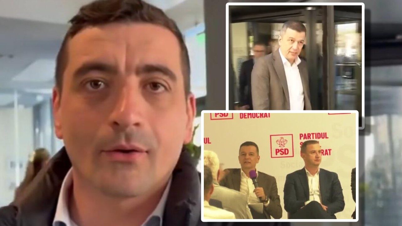 Simion, la „PSD”? Liderul AUR, la reuniunea pentru Bolojan