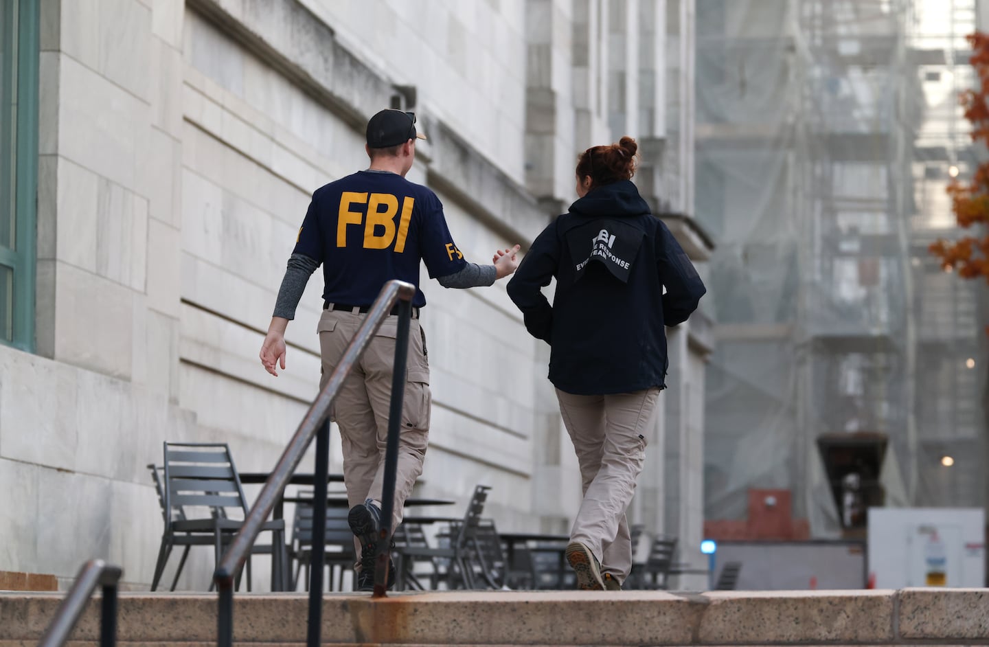 FBI agents on assignment in Massachusetts.