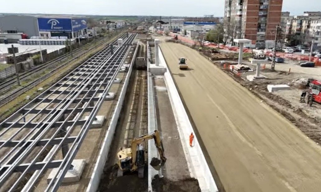 Infrastructura feroviară Ronaț Triaj-Arad abia încep să prindă contur, fiind finalizată în mai puțin de 30%