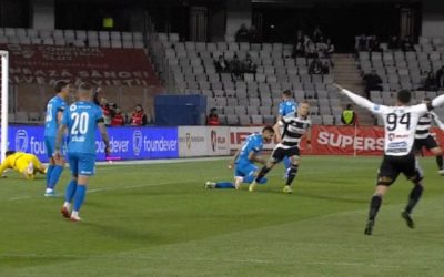 U Cluj – Craiova 1-0: Stanojev, GOL! Oltenii, în 10, pe Digi Sport 1