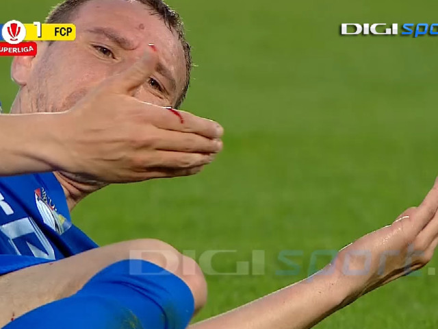 Petrolul, fault urât la Slobozia: Un jucător a scăpat de eliminare