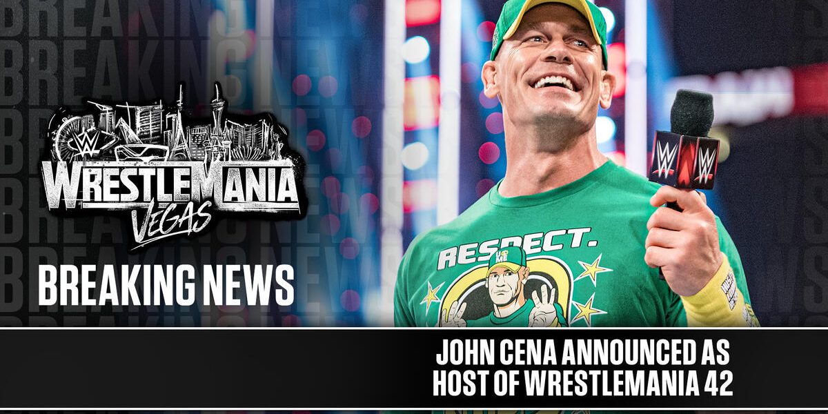 John Cena to host WrestleMania 42