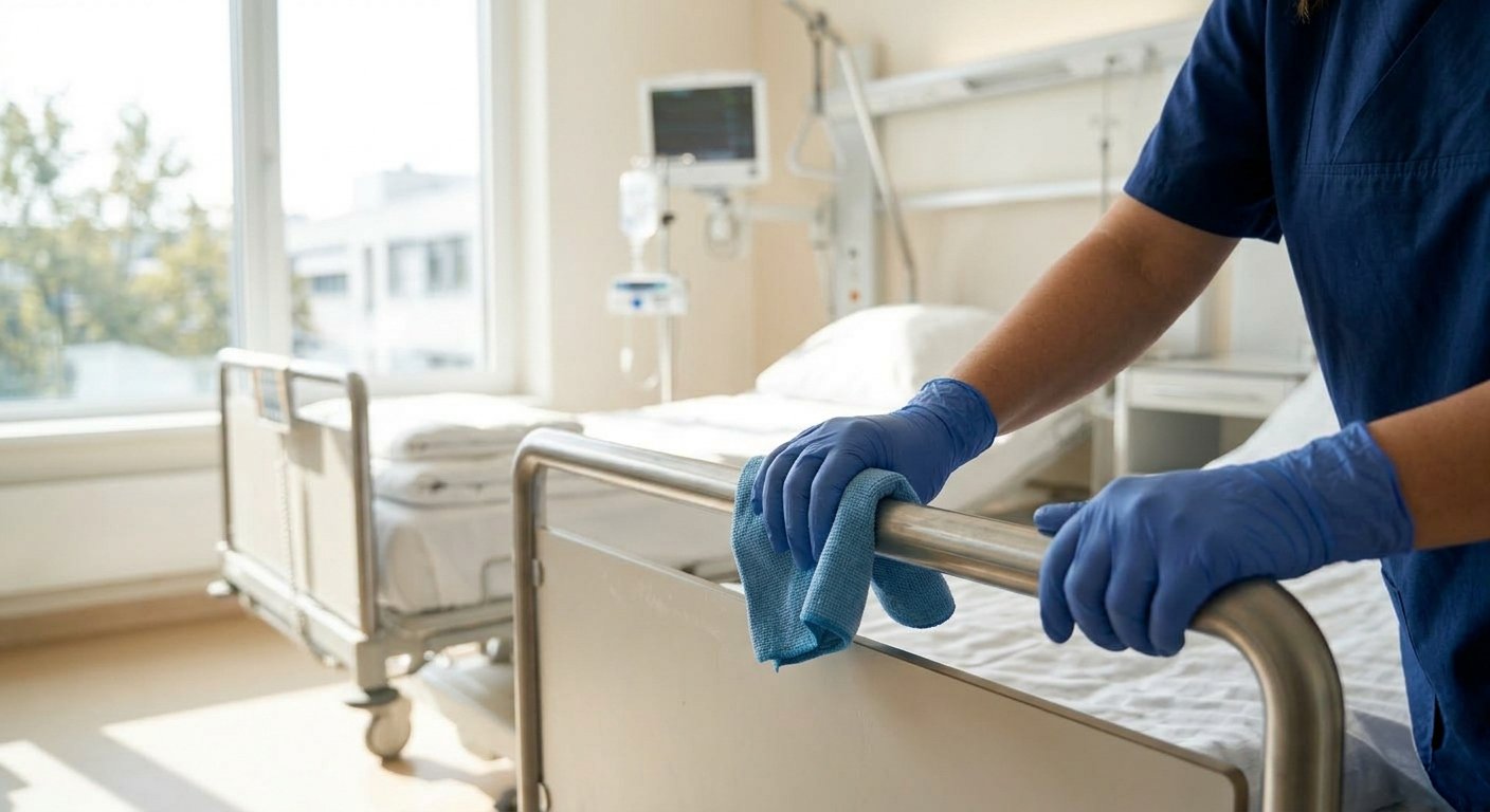 Un lanț de prevenție fragil și aspectele crude ale procesului de aprovizionare cu materiale sanitare Un simplu flacon de dezinfectant ajunge pe masa de lucru a asistenței medicale după un parcurs complex, în care fiecare etapă poate deveni vulnerabilă