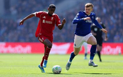 Liverpool, primul derby „Merseyside” pe „Hill Dickinson Stadium” » „Cormoranii” conduc la pauză