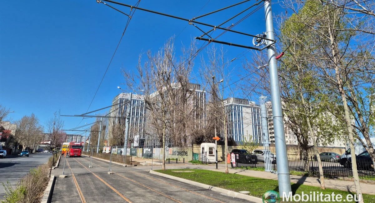 Lucrările la linia de tramvai de pe Bulevardul Expoziției, parte din Lotul 11, au ajuns deja în faza avansată de finalizare, cu aproximativ 90% din proiect realizat până în prezent