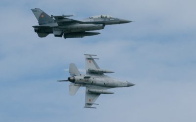 Drone rusești, alertă la graniță: F-16 în aer, apărarea antiaeriană în stare de alertă