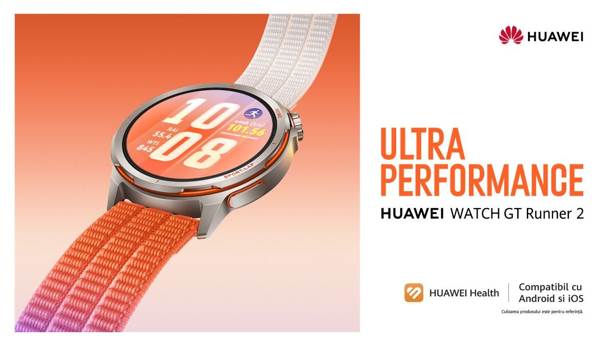 HUAWEI WATCH GT Runner 2: Alergarea devine știință, cu precizie supremă