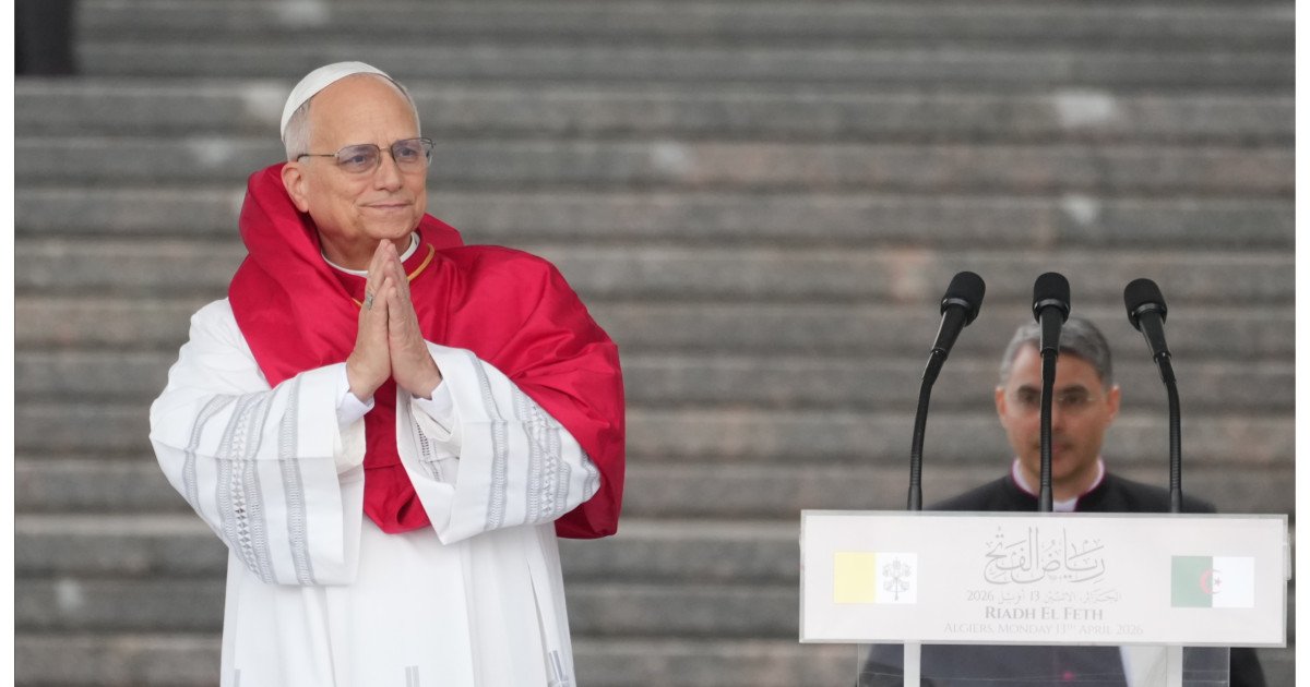 Papa Leon al XIV-lea, în Algeria: întâlnire cu președintele Tebboune