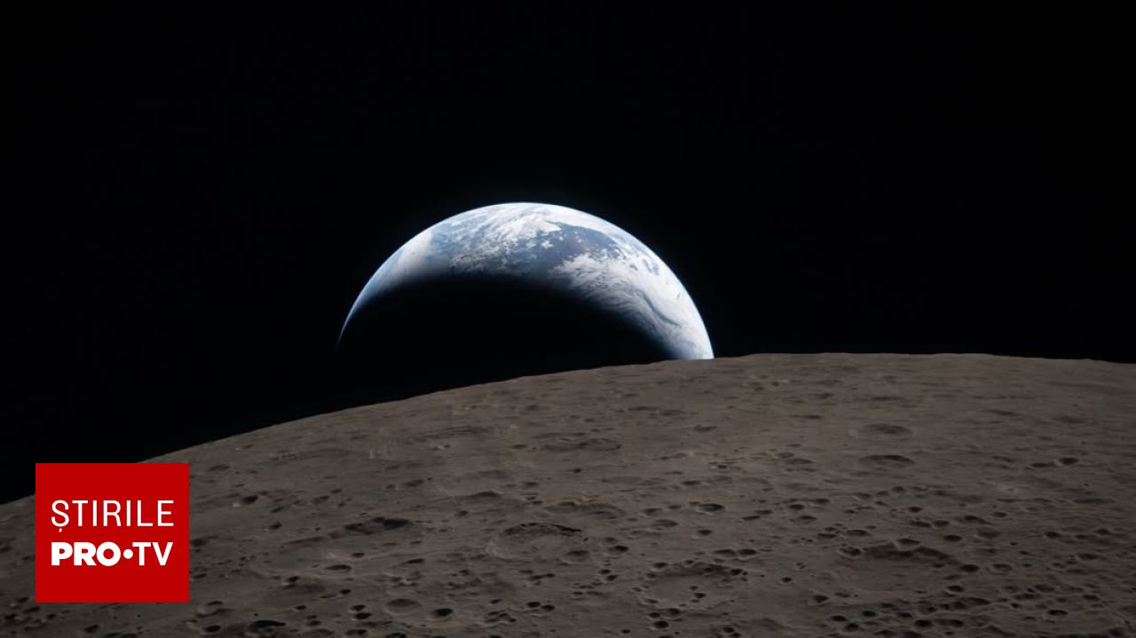 NASA a publicat primele fotografii cu fața ascunsă a Lunii, realizate de astronauții misiunii Artemis II