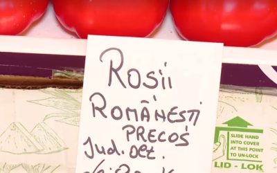 Roșiile românești au explodat la preț: 80 de lei kilogramul în piețe!