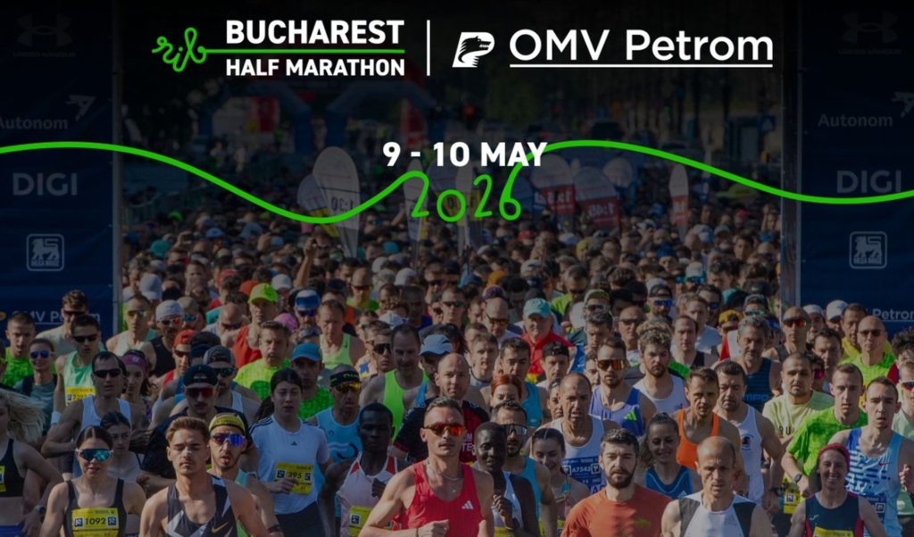 O mie două sute de alergători la startul OMV Petrom Bucharest HALF MARATHON