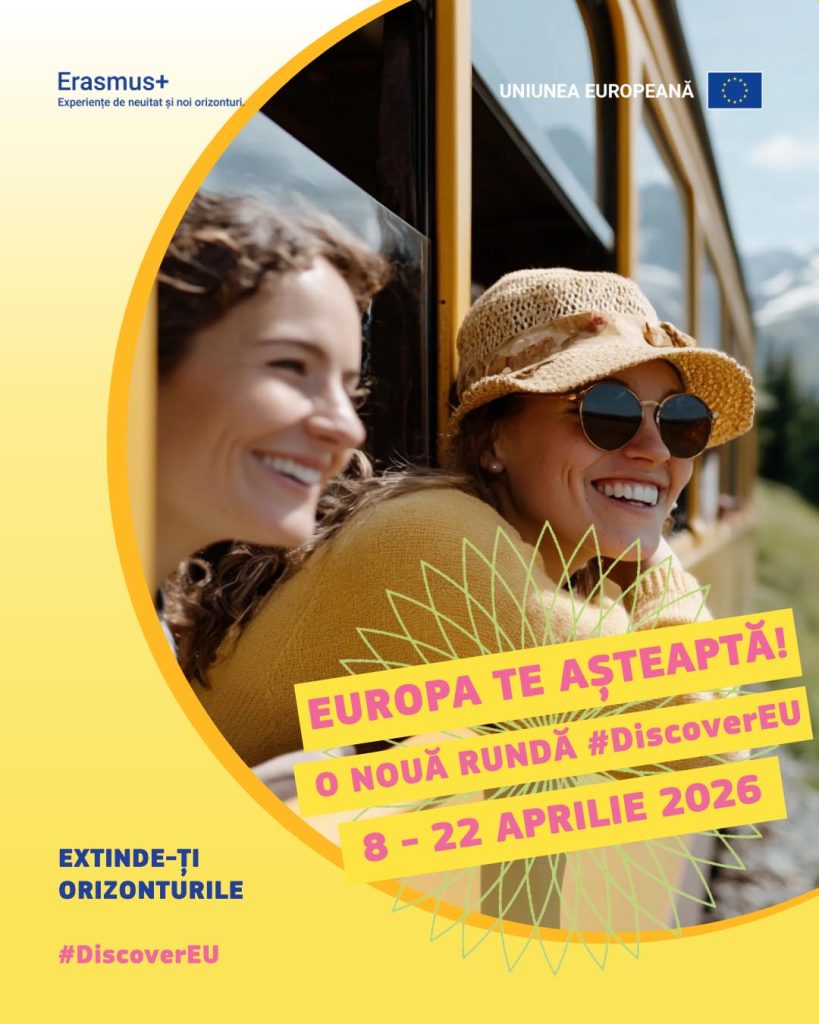 Comisia Europeană lansează o nouă rundă DiscoverEU pentru tinerii europeni Comisia Europeană a anunțat o nouă sesiune de înscrieri pentru inițiativa DiscoverEU, oferind tinerilor cu vârsta de 18 ani șansa de a explora Europa cu trenul