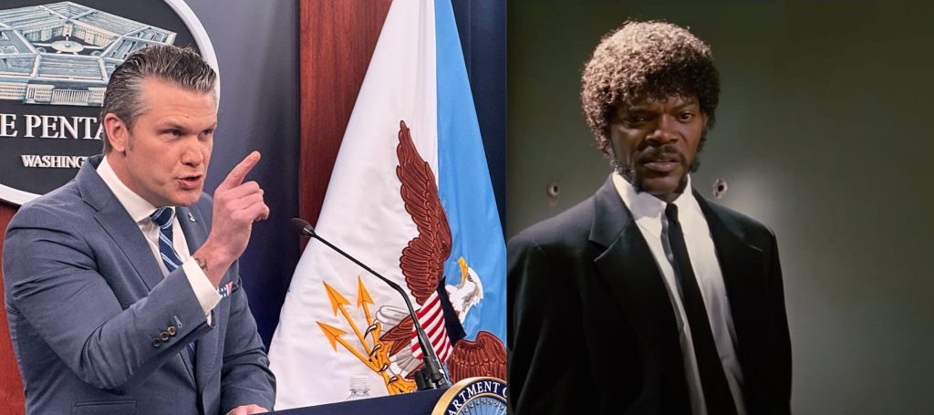 Hegseth, șef Pentagon, citează Biblie falsă din „Pulp Fiction”