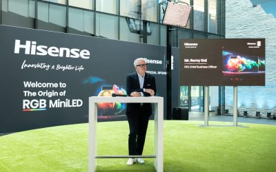 Hisense, partenerul FIFA, lansează gama TV 2026 RGB MiniLED la sediu