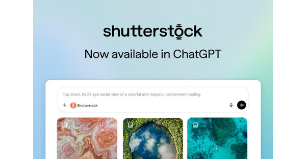 Shutterstock Launches Licensed Content App in ChatGPT, Bringing Commercial-Ready Assets into AI-Native Workflows